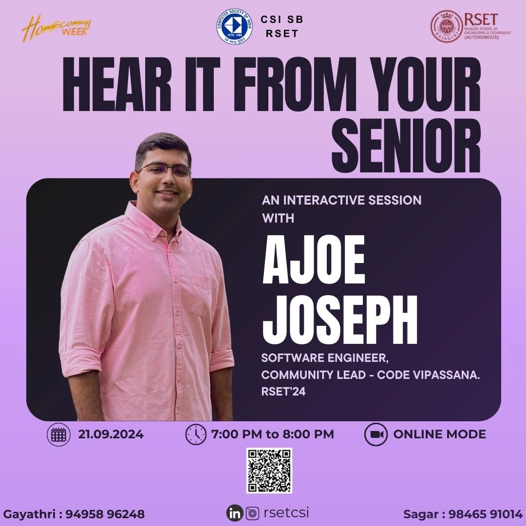 Hear it from your Senior